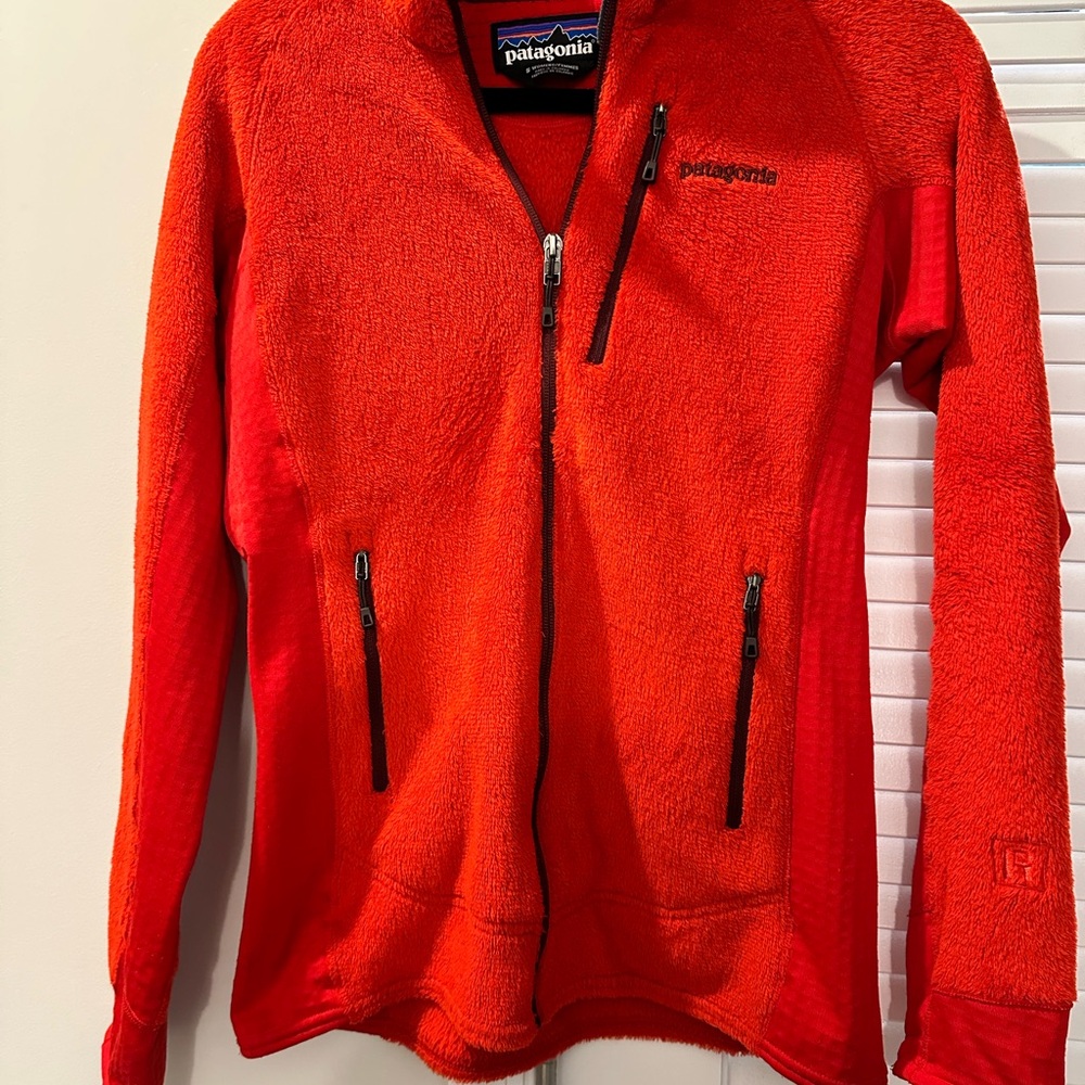 Patagonia Bright Red Fleece Pullover